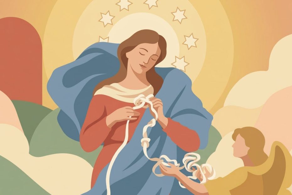 Mary who undoes the knots - Illustration prière catholique